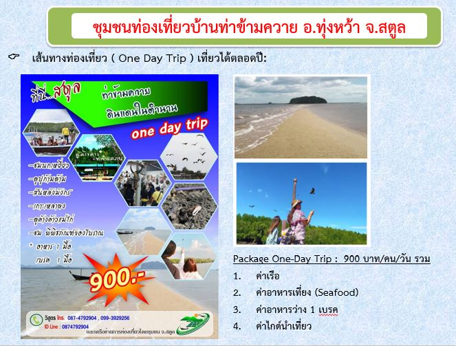 ชุมชนท่องเที่ยวบ้านท่าข้ามควายอำเภอทุ่งหว้า