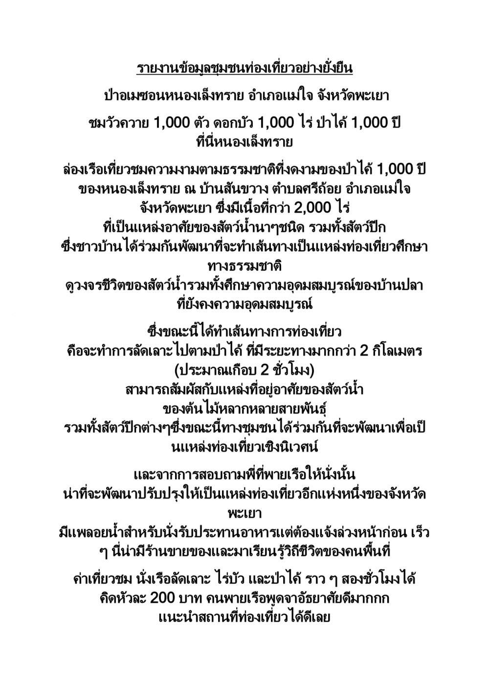 ชุมชนท่องเที่ยวบ้านสันขวาง - บ้านสันสลี  จังหวัดพะเยา